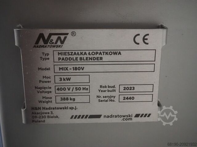 Vacuum mixer N&N MIX-180V