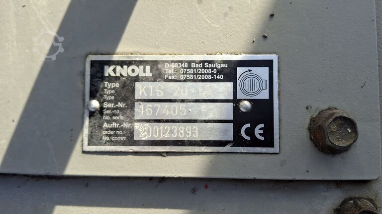 Emulsion treatment system,emulsion filte KNOLL VRF 450/2100 R