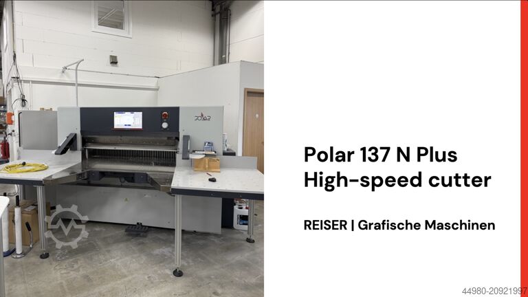 Paper cutting machine Polar 137 N Plus