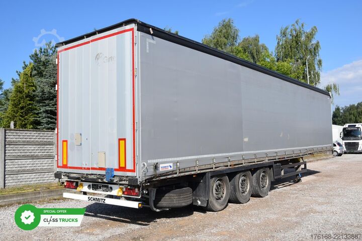 Open semitrailer with tarp SCHMITZ CARGOBULL SCS24/L