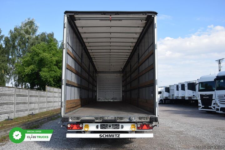 Open semitrailer with tarp SCHMITZ CARGOBULL SCS24/L