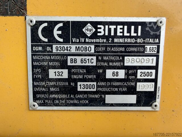 Kettenfertiger Bitelli BB 651 C
