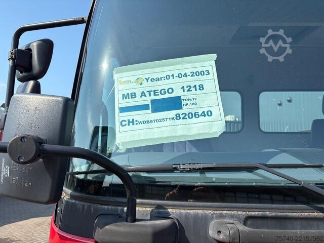 Hook arm system Mercedes-Benz Atego 1218 + HYVALIFT HAAKARM SYSTEEM + MANUAL