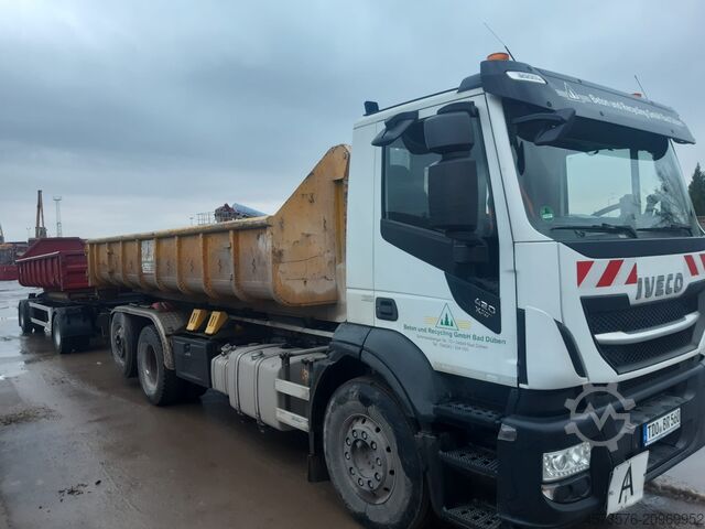 Skip truck Iveco AD260Y/PS