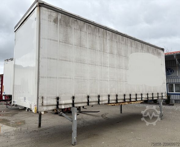 Swap body with flatbed & tarp Krone Jumbo 3m Innenhöhe Hubdach Edscha