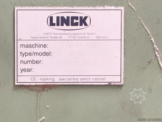 Komplettes Sägewerk (stationär) Linck VM50,V30, VS66