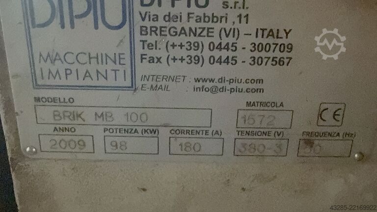 Brikettierpresse DiPiu MB100