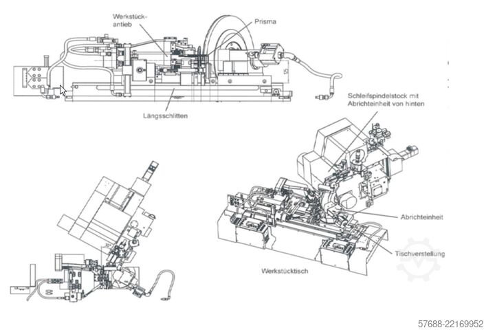 Cylindrical grinding machine KELLENBERGER T35-MTX