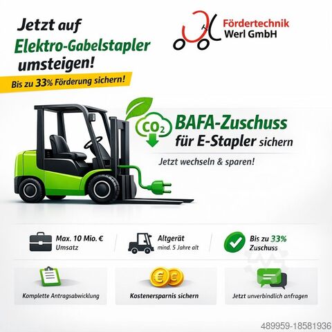 Electric 3-wheel forklift Hangcha Elektrostapler CPDS15