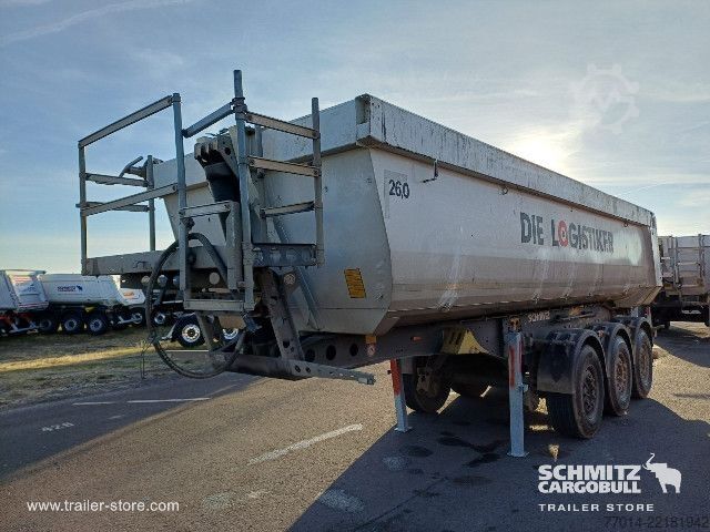 Kipper Auflieger Schmitz Cargobull Tipper Steel half pipe body