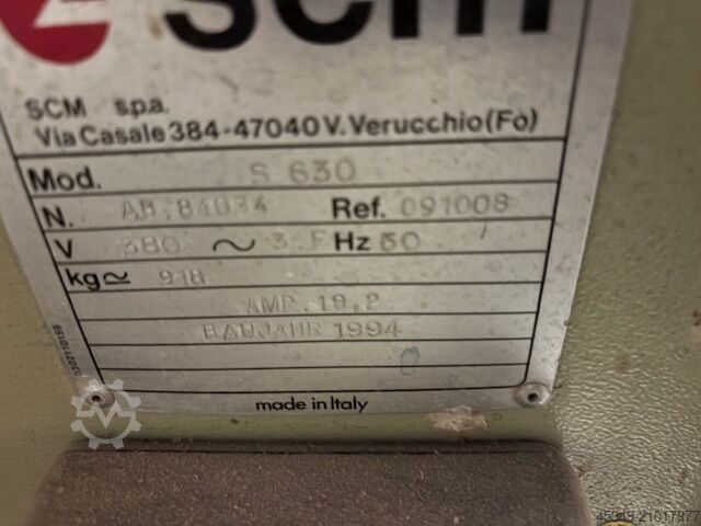 Dickenhobelmaschine SCM S 630
