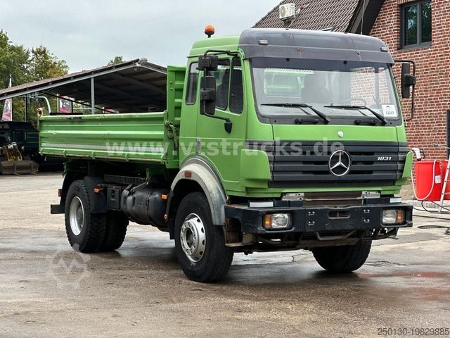 Three-sided tipper truck MERCEDES-BENZ 1831 K 4x2 Meiller-Kipper Dreiseitenkipper