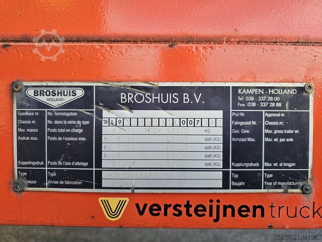 Tieflader Broshuis 3 ABSD-48/3 / 3 x EXTENDABLE / 33 mtr