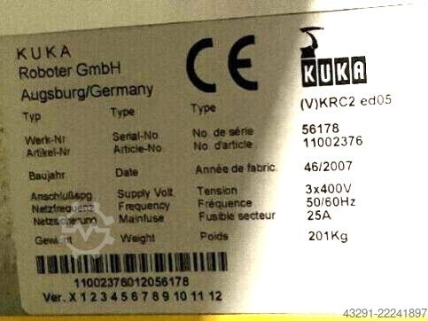 Industrieroboter KUKA KR 240 L210-2 2000