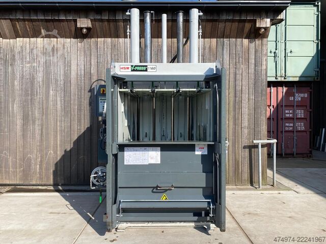 Ballenpresse, Textilpresse, Abfallmanagement HSM V-Press 1160 Plus