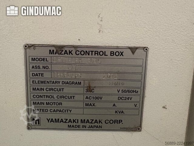 Mazak Optiplex 3015 Mazak Optiplex 3015
