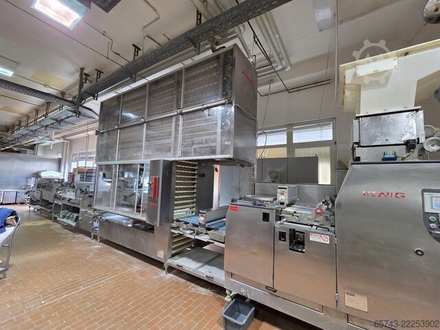 Linie für Brötchen, Hamburger und Hot-Dogs König REX INDUSTRIE KGV