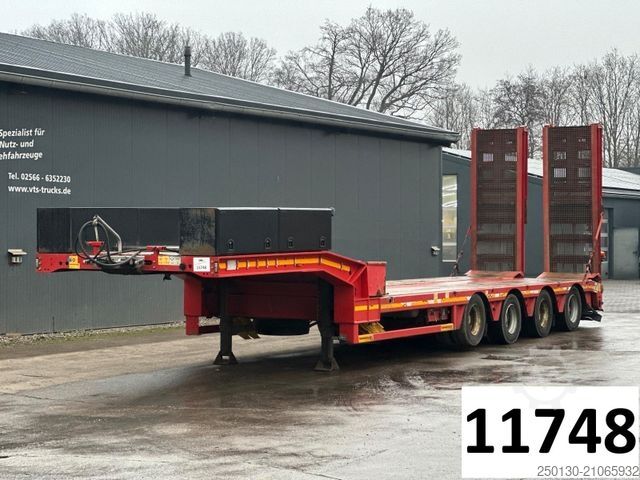 Tieflader-Sattelauflieger FAYMONVILLE STN-4U Multimax 4.Achs Tieflader Nachlaufgelenkt