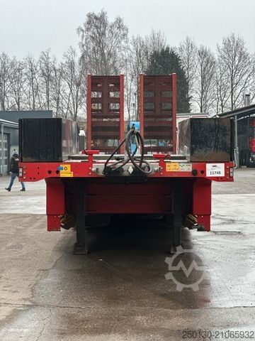 Tieflader-Sattelauflieger FAYMONVILLE STN-4U Multimax 4.Achs Tieflader Nachlaufgelenkt