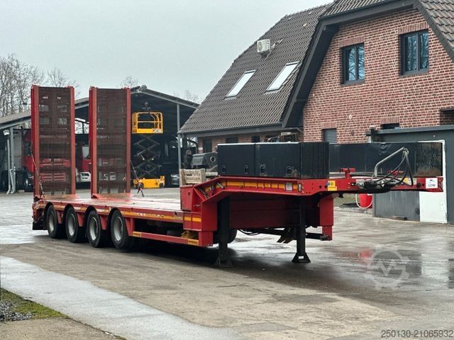 Tieflader-Sattelauflieger FAYMONVILLE STN-4U Multimax 4.Achs Tieflader Nachlaufgelenkt