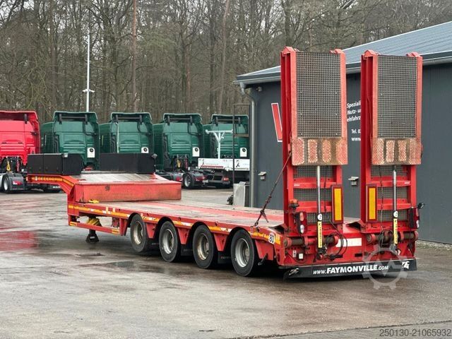 Tieflader-Sattelauflieger FAYMONVILLE STN-4U Multimax 4.Achs Tieflader Nachlaufgelenkt