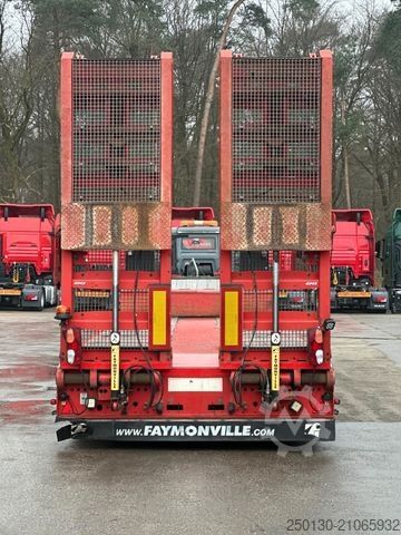 Tieflader-Sattelauflieger FAYMONVILLE STN-4U Multimax 4.Achs Tieflader Nachlaufgelenkt