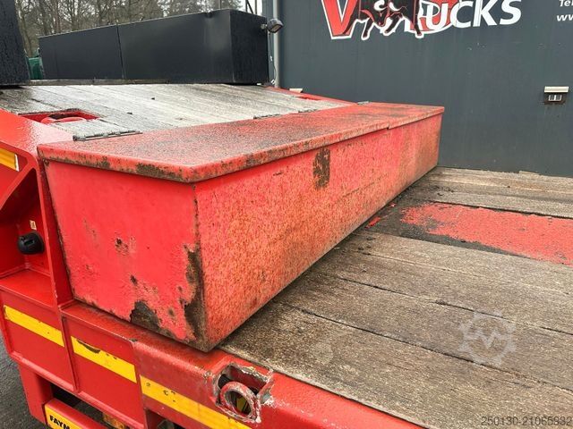 Tieflader-Sattelauflieger FAYMONVILLE STN-4U Multimax 4.Achs Tieflader Nachlaufgelenkt