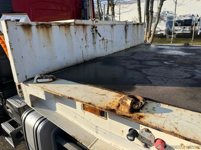 Tieflader-Sattelauflieger LANGENDORF Radmulden / Lenkachse / überfahrbare Hals