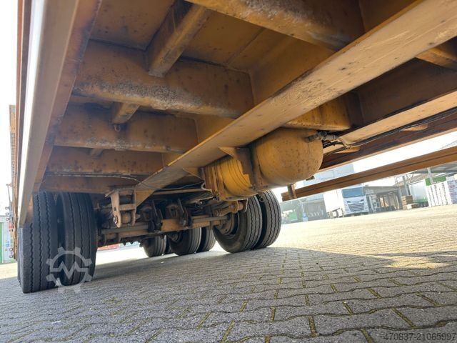 Tieflader-Sattelauflieger MÜLLER-MITTELTAL TS 3 / hydr. Rampen