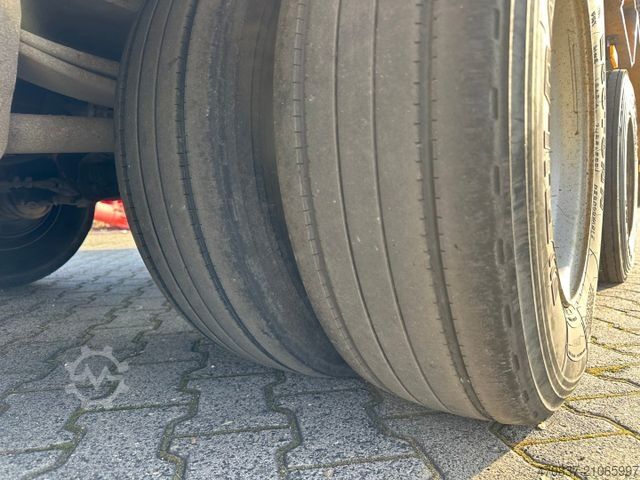 Tieflader-Sattelauflieger MÜLLER-MITTELTAL TS 3 / hydr. Rampen