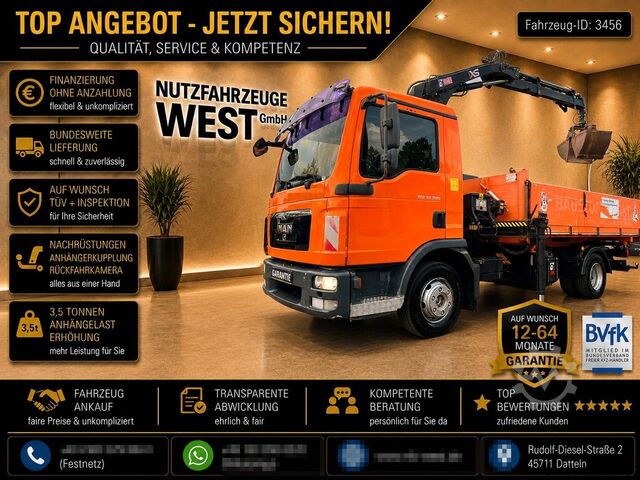 Other MAN TGL 12.220*3-Seiten KIpper+HIAB 077BS-2 DUO KRAN