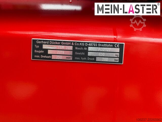Other UNIMOG Dücker FKM 2400 Kehrmaschine mit 2?x Wassertank