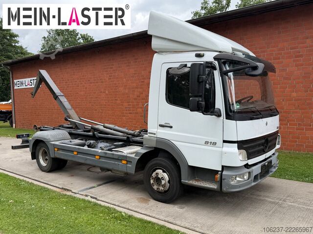 Tipper van MERCEDES-BENZ 818 Abroller City Container