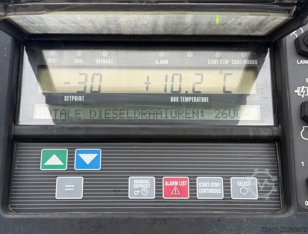 Reefer semitrailer Sor SP71-SR2FR 2-AS STUURAS 270 CM HOOG 250 CM B