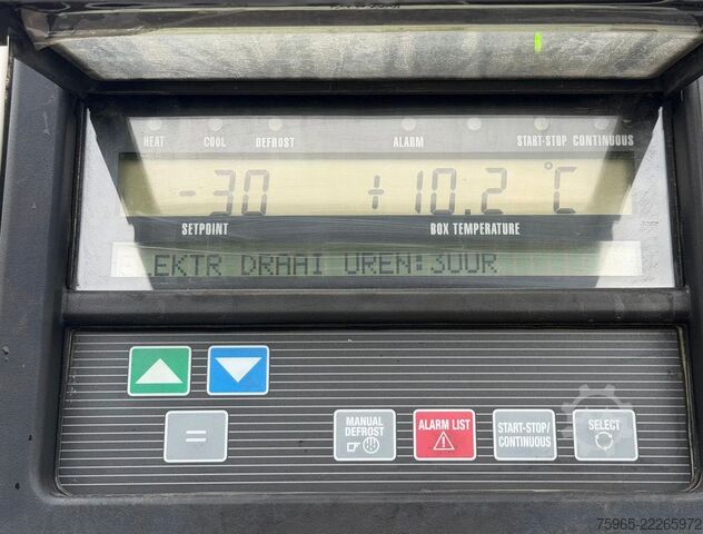 Reefer semitrailer Sor SP71-SR2FR 2-AS STUURAS 270 CM HOOG 250 CM B