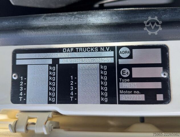 Standard tractor unit DAF XF 480 SSC INTARDER - RETARDER 2x TANKS TOP COND