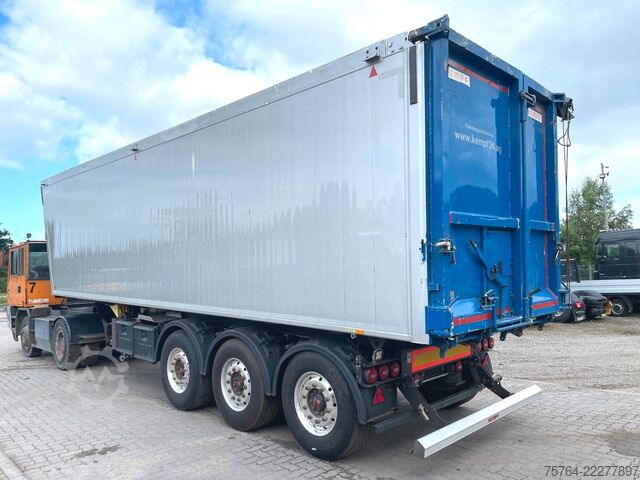Tipper semitrailer KEMPF ca. 55m³ Kippauflieger / Kombitür / Alufelgen