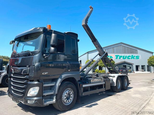 Roll-off tipper truck DAF CF 530 / Meiller RS 21.65 mit Funk / 6x4