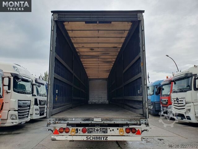 Open semitrailer with tarp SCHMITZ CARGOBULL PritschePlane, Liftachse, Hubdach, Schmitzachsen