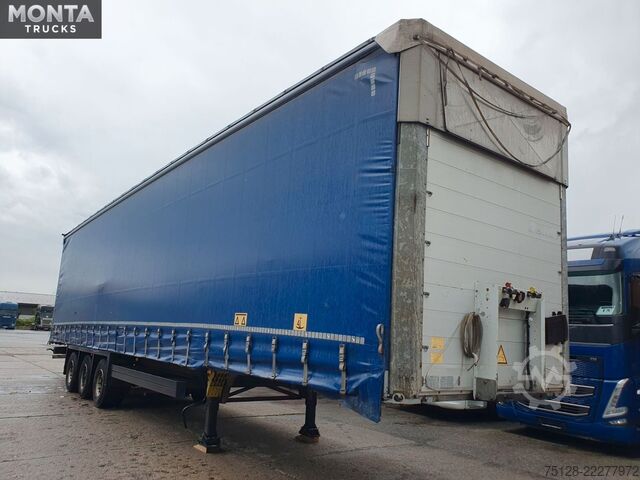 Open semitrailer with tarp SCHMITZ CARGOBULL PritschePlane, Liftachse, Hubdach, Schmitzachsen