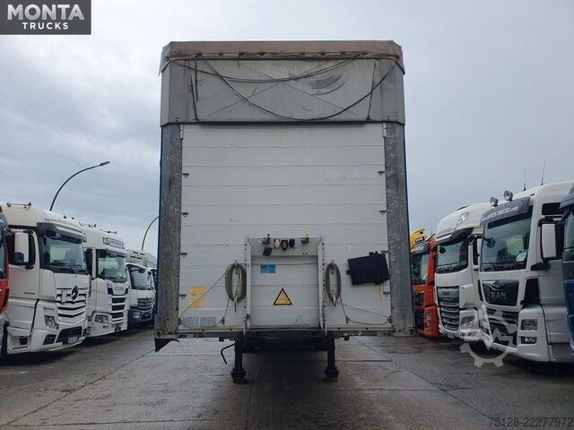 Open semitrailer with tarp SCHMITZ CARGOBULL PritschePlane, Liftachse, Hubdach, Schmitzachsen