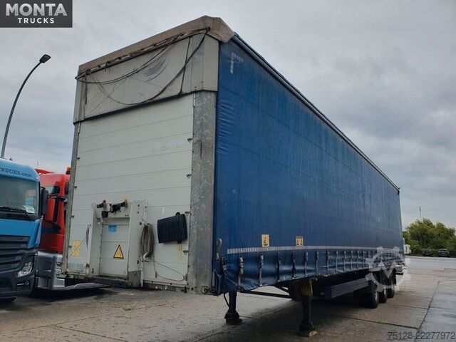 Open semitrailer with tarp SCHMITZ CARGOBULL PritschePlane, Liftachse, Hubdach, Schmitzachsen