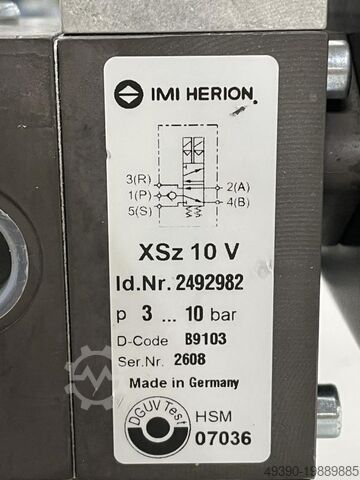 Pressensicherheitsventil, PSV-Ventil, Zwillingsventil, Wegeventil, Safety Valve IMI HERION / NORGREN XSz 10 V