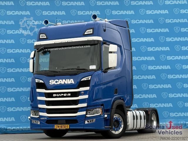 Standard tractor unit Scania R 420 A4x2LA DIFF-L RETARDER PARK AIRCO VECTO 3