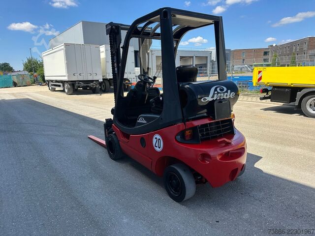 Front loader forklift LINDE H20 T-03 Seitenschieber Straßenzulassung
