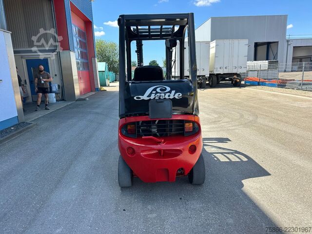 Front loader forklift LINDE H20 T-03 Seitenschieber Straßenzulassung