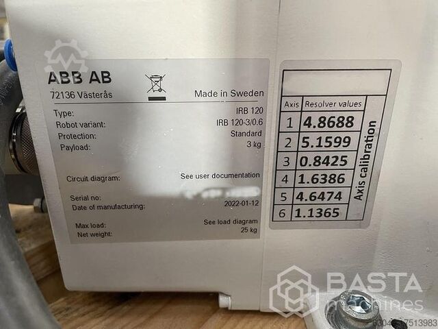 ABB IRB 120 Roboter (2022) ABB IRB 120 Robot