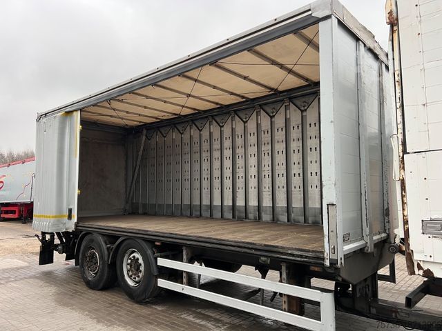 Beverage trailer  K+G Tec/Pritsche+Schiebeplane+Edscha+LBW/Tankdem