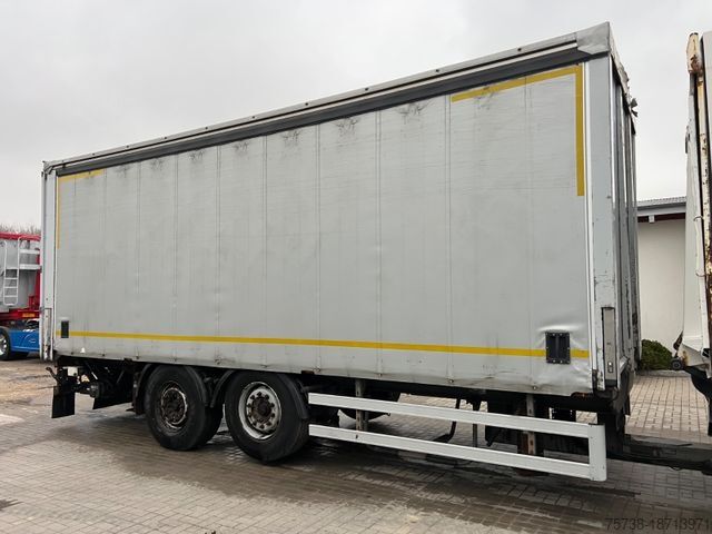 Anhänger mit Pritsche & Plane  K+G Tec/Pritsche+Schiebeplane+Edscha+LBW/Tankdem