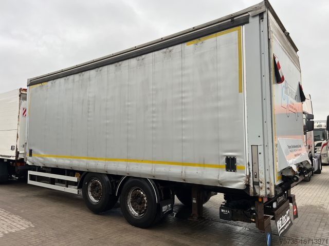 Anhänger mit Pritsche & Plane  K+G Tec/Pritsche+Schiebeplane+Edscha+LBW/Tankdem